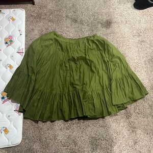 Olive Green Women's Skirt